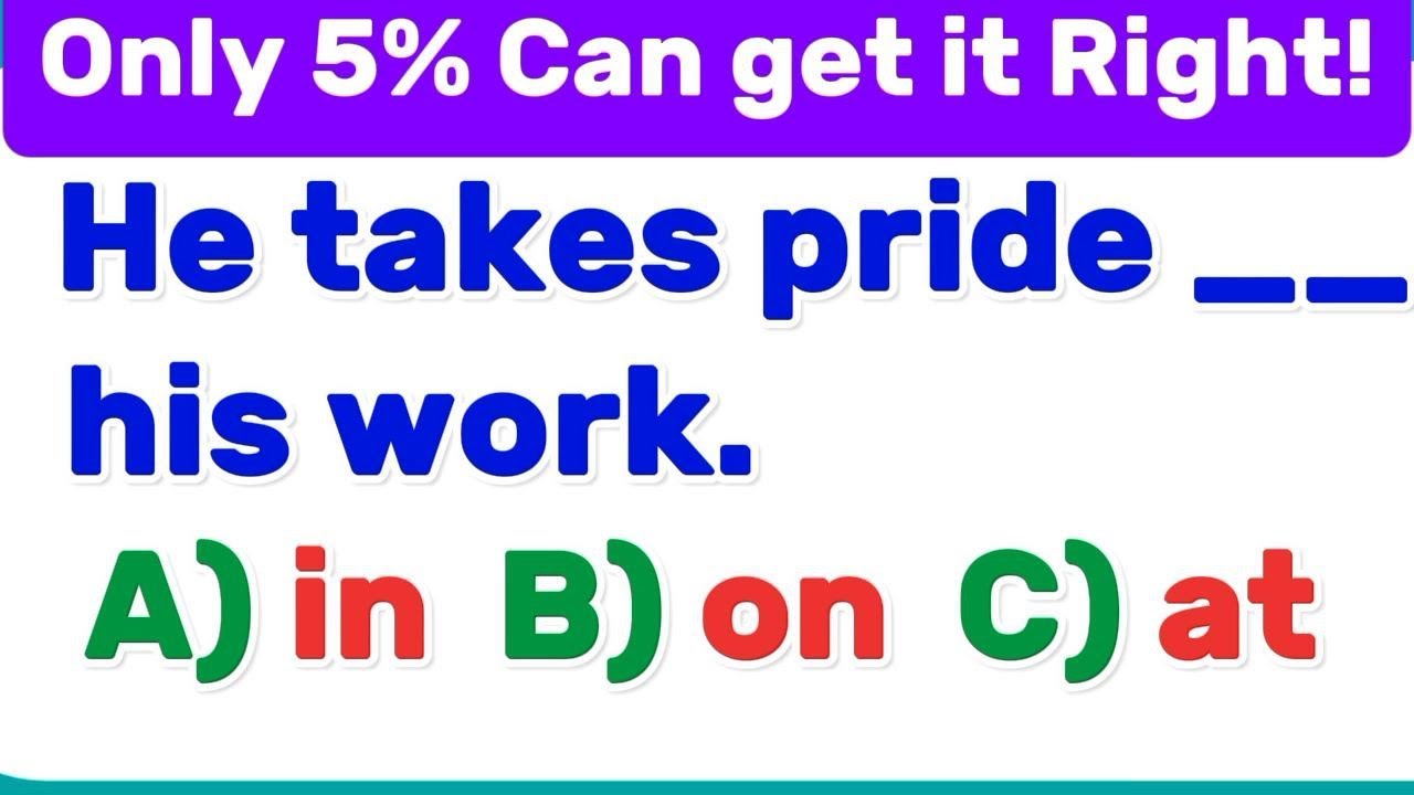 English Grammar Test: Most People FAIL This Simple Grammar Test – Can ...