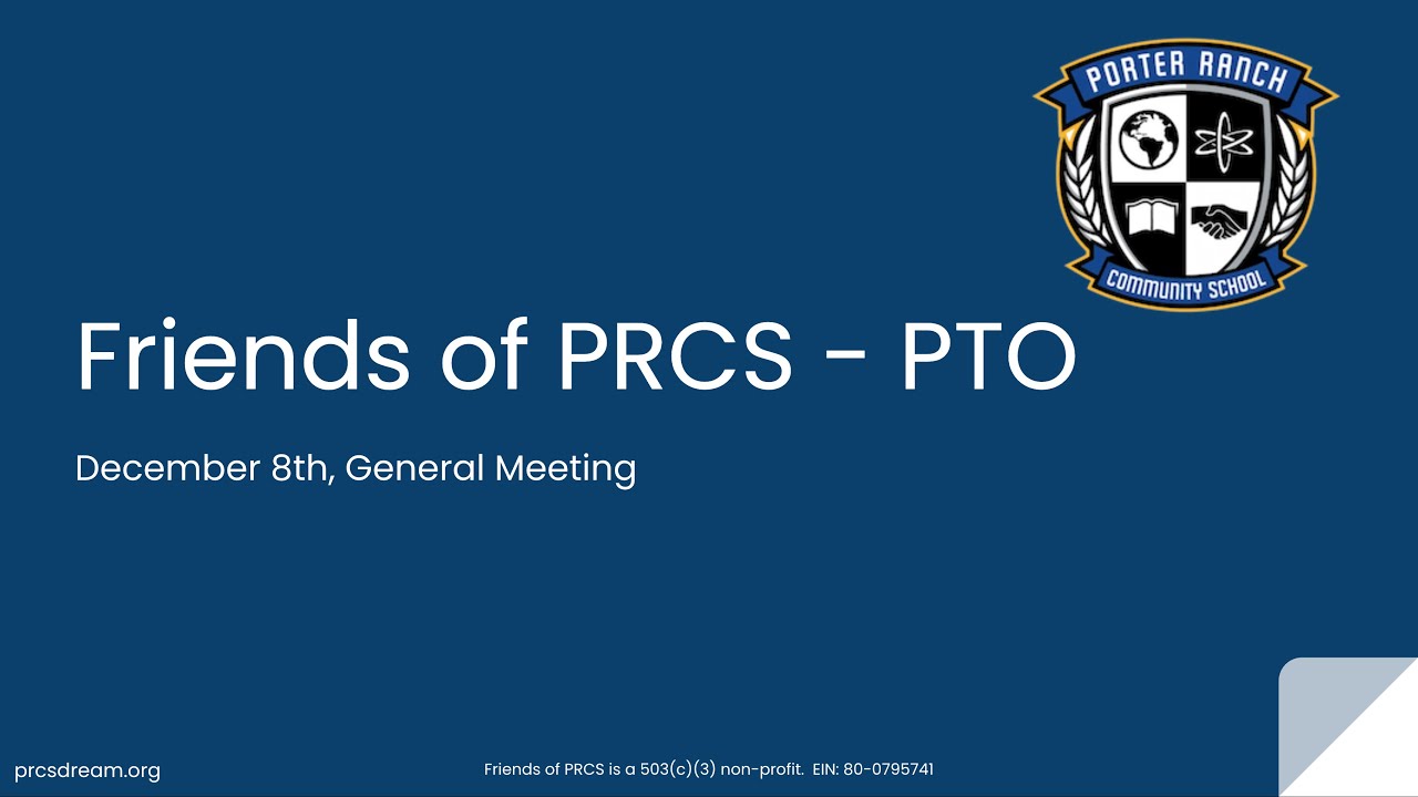 General Meeting Recordings