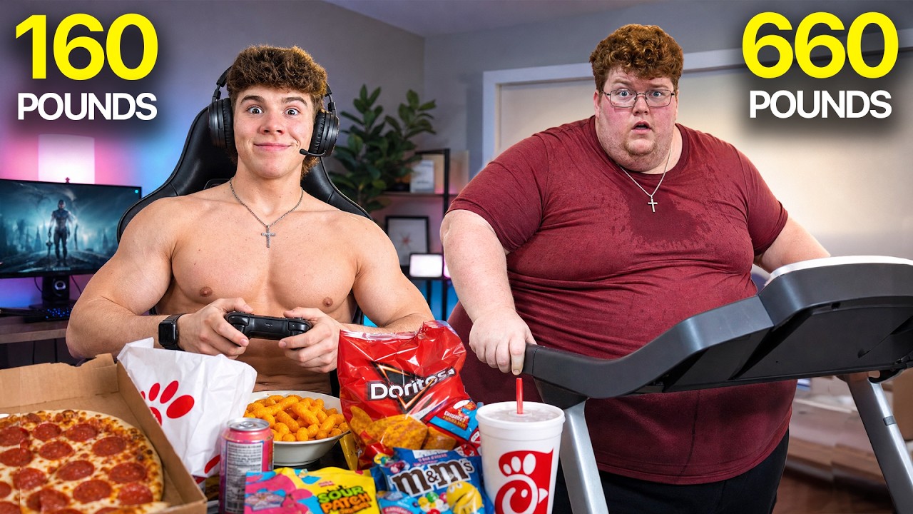 160lbs vs. 660lbs Life Swap