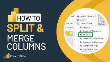 Split and Merge Columns in Power BI Using Power Query Editor | 100 Days of Power BI
