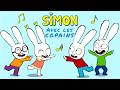Avec les copains 🎶 | Simon Superlapin Chanson pour enfants