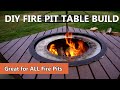 SoloStoveまたはBreeo用のDIYファイヤーピットテーブルビルド