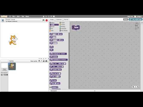Scratch 2.0 Tutorial Video:Show and Hide