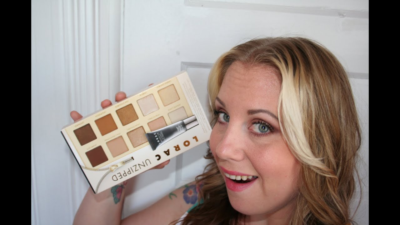 LORAC Unzipped EyeShadow Palette REVIEW AND TUTORIAL YouTube
