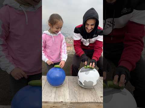 لنشوف مين بدو يفرم لخيار بدون ماتفقع لبالون