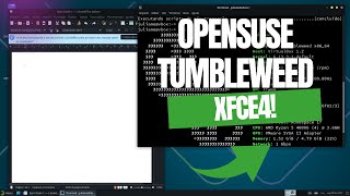 ⭐ Opensuse Tumbleweed com XFCE4 está voando!