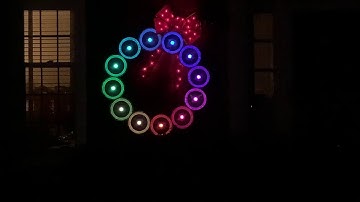 NeoPixel Pie Tin Arduino Wreath