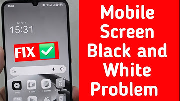 Mobile Screen Black & White Problem Fix | mobile app grey colour problem