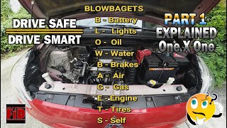 What and how to check vehicle before driving  BLOWBAGETS explained  Part1