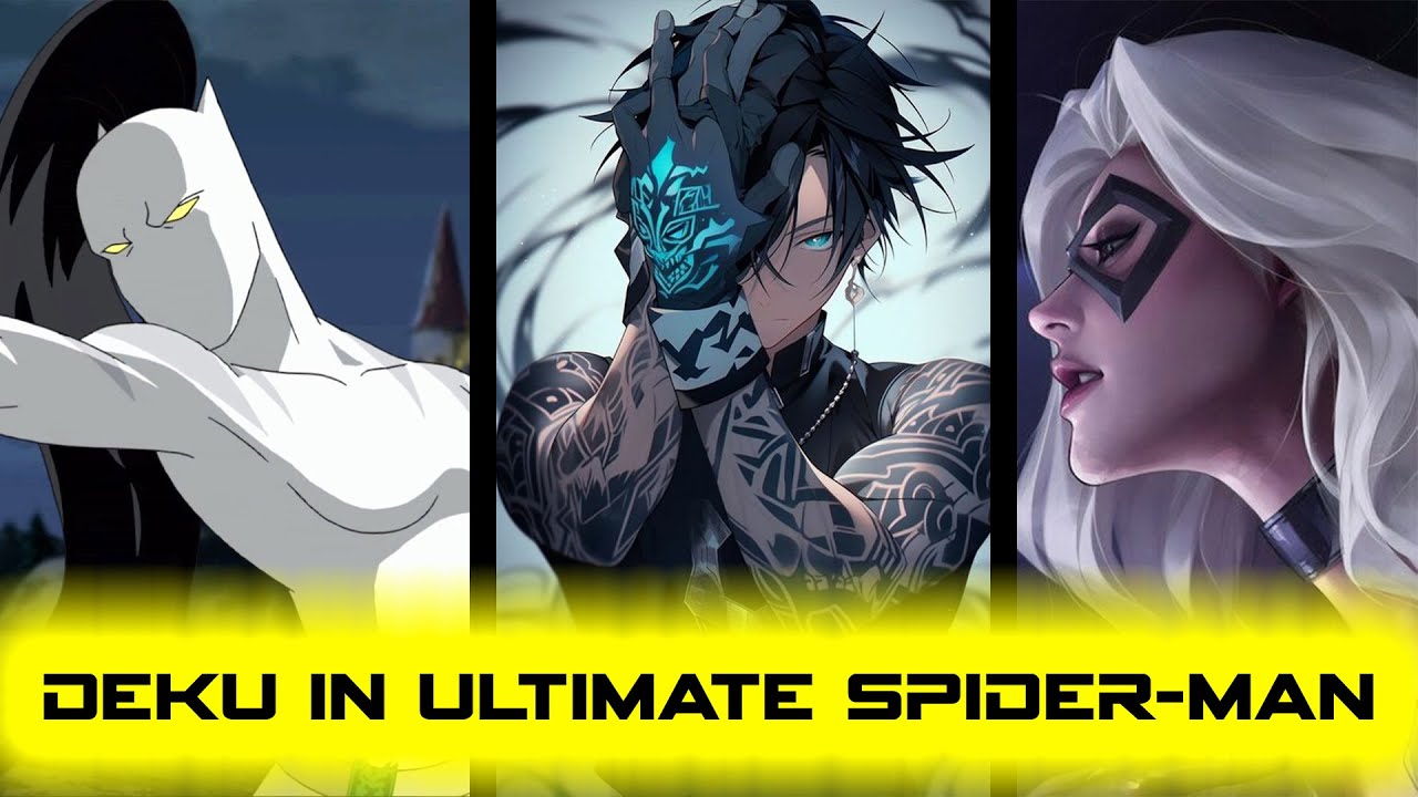 Deku in Ultimate Spider-Man II Deku x harem II School and Blood II part 3 II Deku Texting Story