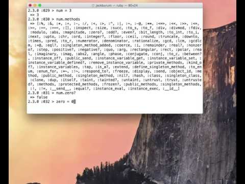 010 Ruby Methods and Boolean Values