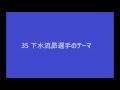 35下水流昂選手のテーマ　※2016年8月13日より使用