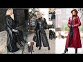 Most likely and demanding winter long #leather coats/leather trench coats