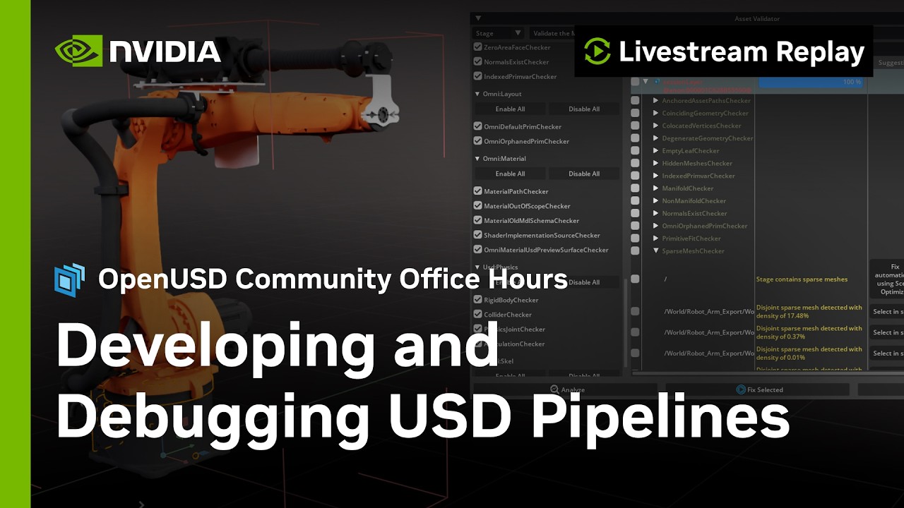 Developing and Debugging USD Pipelines | OpenUSD Community Office Hour ...