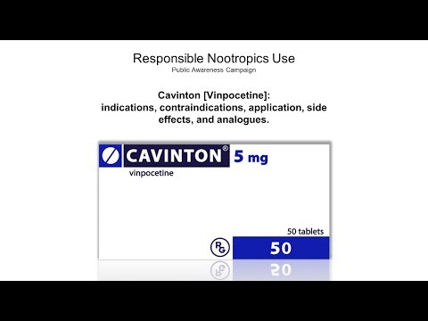 Video: Cavinton Forte - Instructions For Use Of Tablets 10 Mg, Price, Reviews