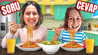 Makarna Eşliğinde  Soru Cevap Mukbang | Akşam Vlog