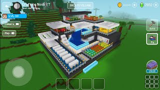Modern House - Block Craft 3d: Building Game screenshot 2