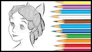 HOW TO DRAW WENDY DARLING FROM PETER PAN