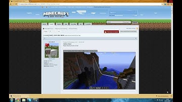 Minecraft mod tutorial- How to Install Zipline Mod (HD)