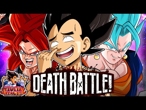 Vegeta Reacts To Gogeta VS Vegito Dragon Ball DEATH BATTLE 