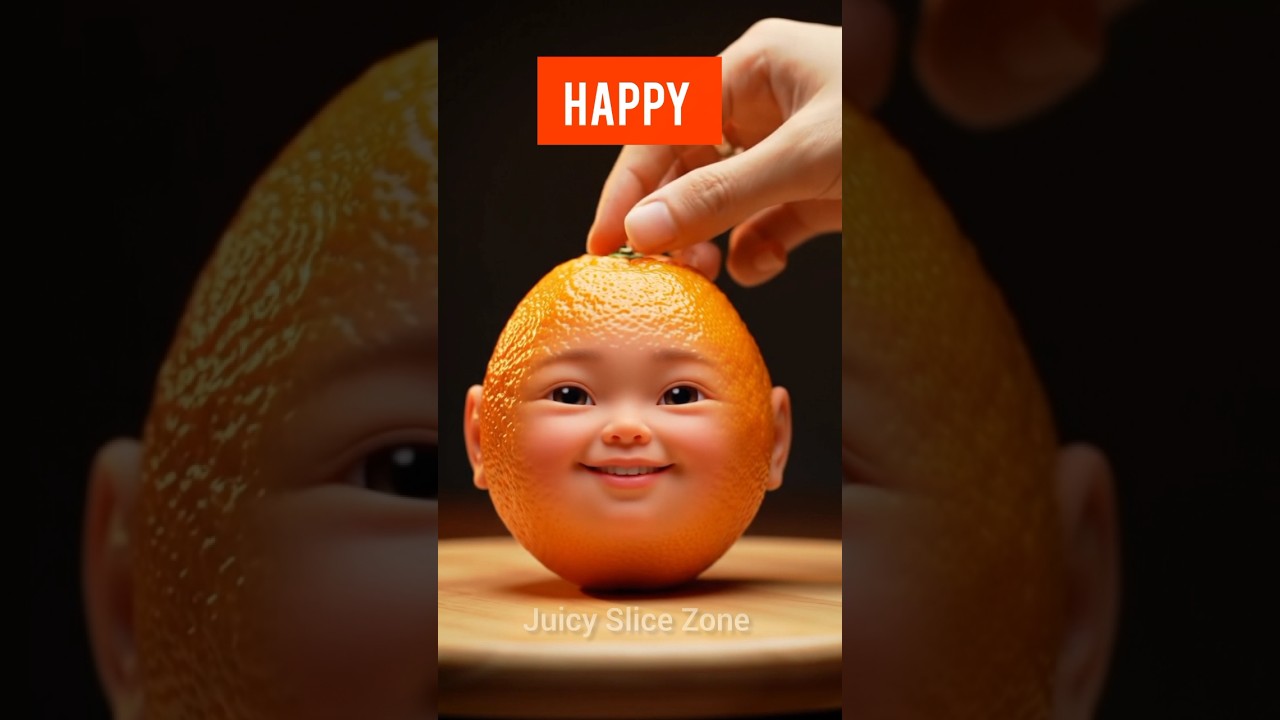 This Baby Orange Will Melt Your Heart 🍊 | Realistic AI ASMR