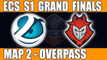 Luminosity vs G2 eSports | Grand Finals Map 2 (Overpass) ECS S1 2016 CS:GO (26.06.2016)