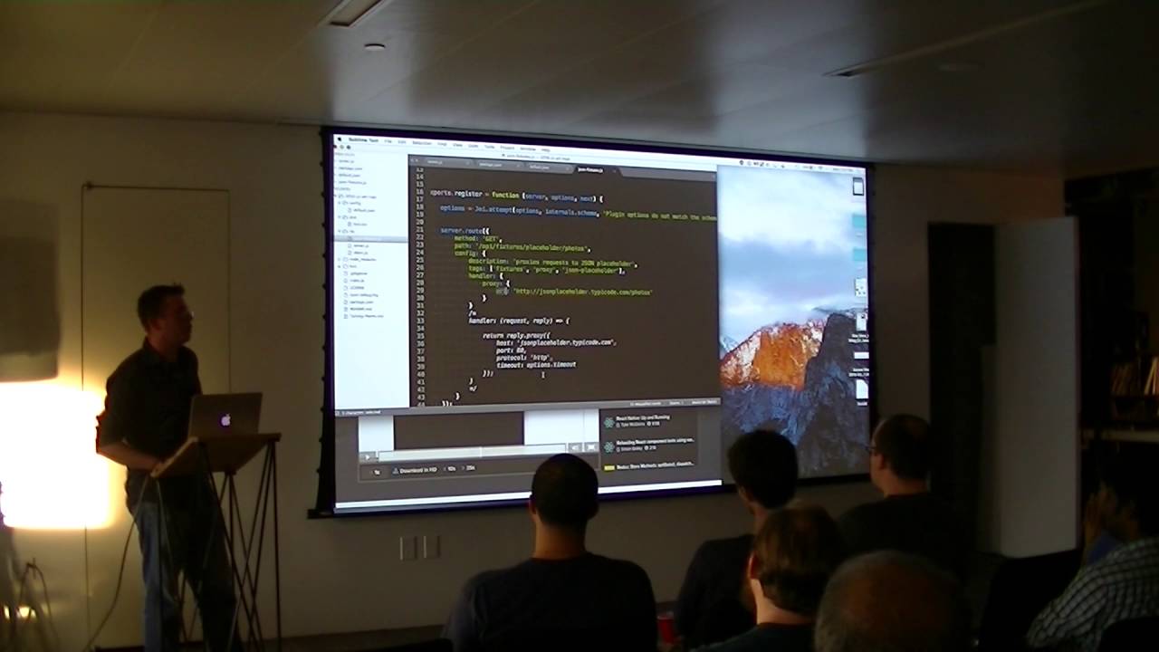 Atlanta JavaScript Presents: Web Apps and Services with Hapi with Chris Keen - YouTube