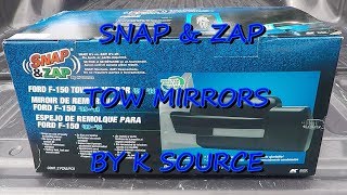 Snap & Zap Towing Mirrors By "K Source"