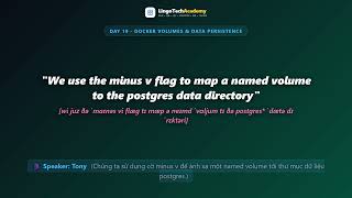 🚀 Day 19 - Docker Volumes & Data Persistence | English for DevOps Engineers