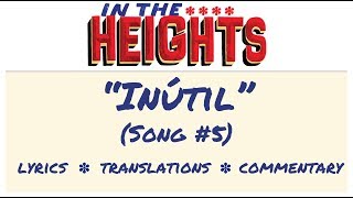 "Inútil" - Lyrics, Translations, & Dumb Commentary