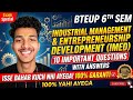 IMED BTEUP 6th Sem | Top 10 Important Q| Isse Bahar Kuch Nahi Ayega! 🔥