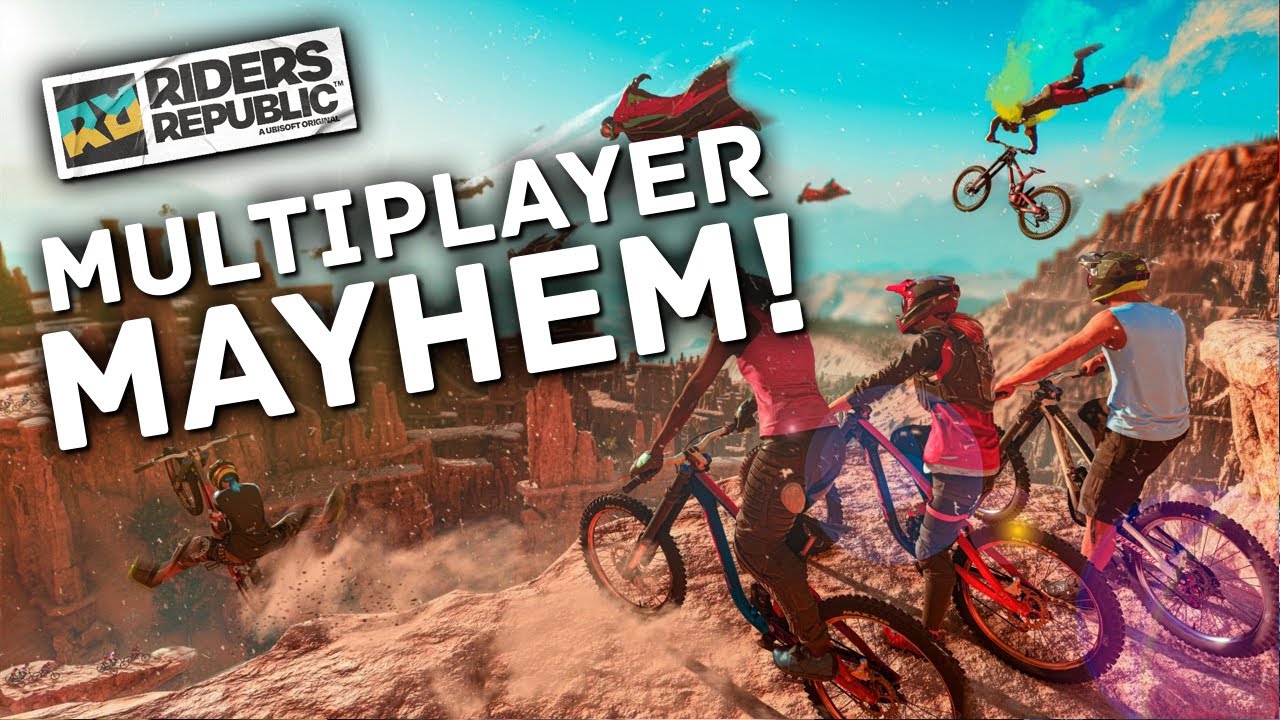 MULTIPLAYER MAYHEM - Riders Republic Online White Knuckle Races - YouTube