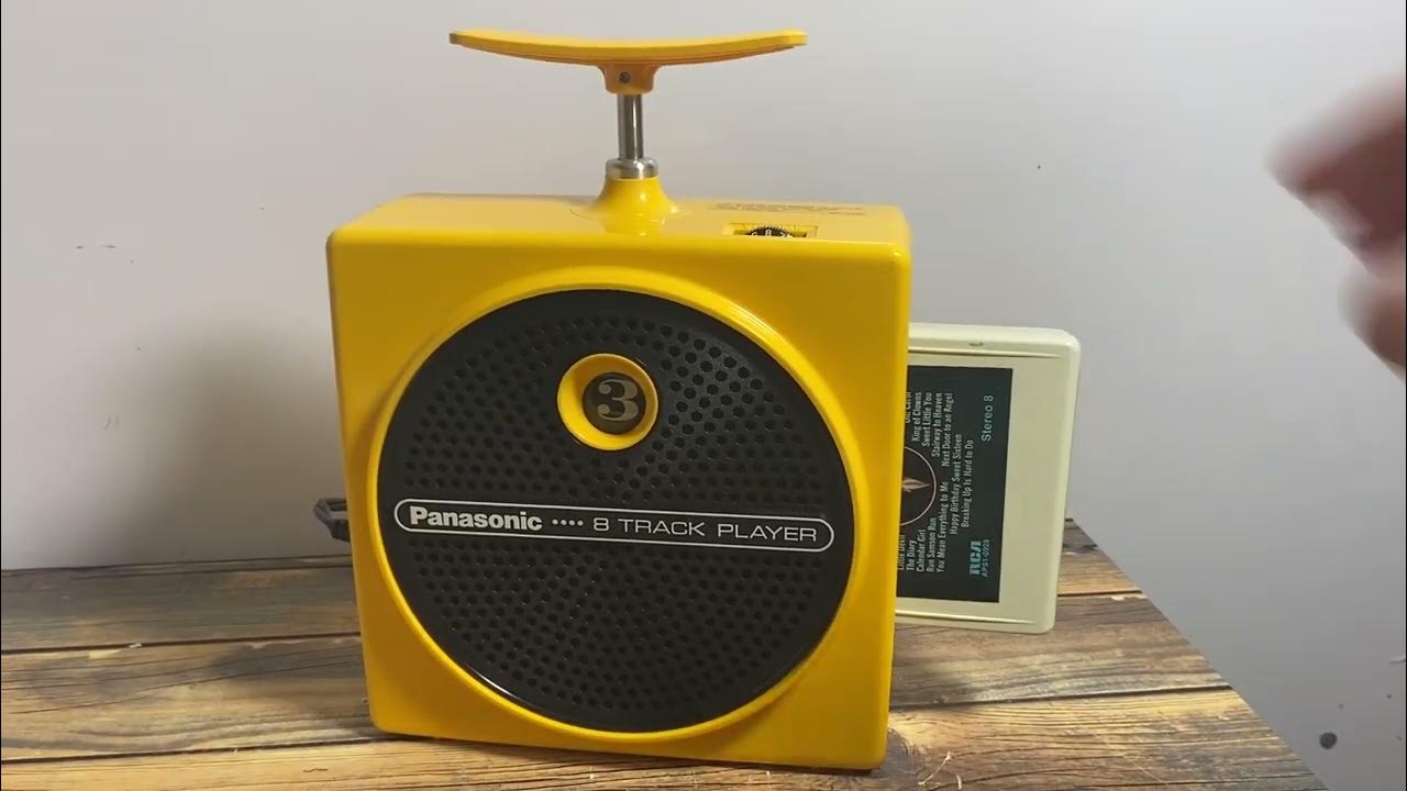Yellow Panasonic 8 Track Player TNT YouTube