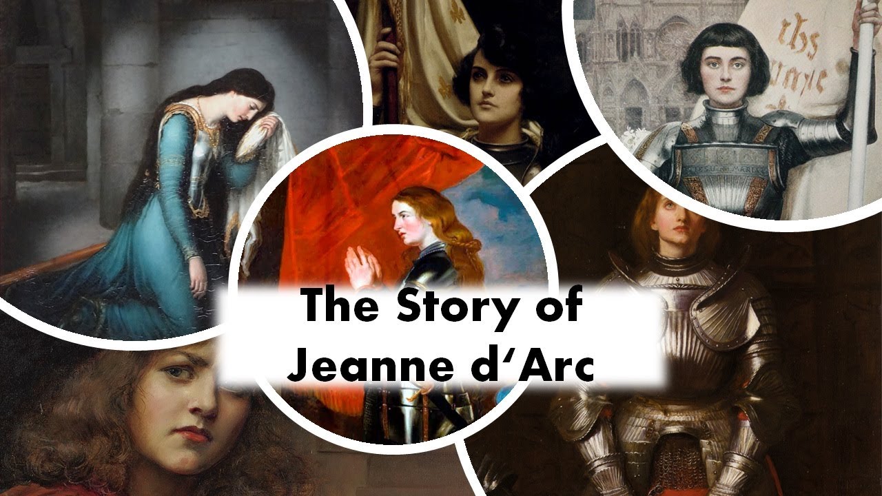 Jeanne d'Arc in 25 paintings - YouTube