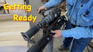 Setting Up The Tooling For the 10 Foot Wheels | Engels Coach Shop