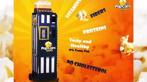Popcorn Vending Machine - Popcorn King - First model