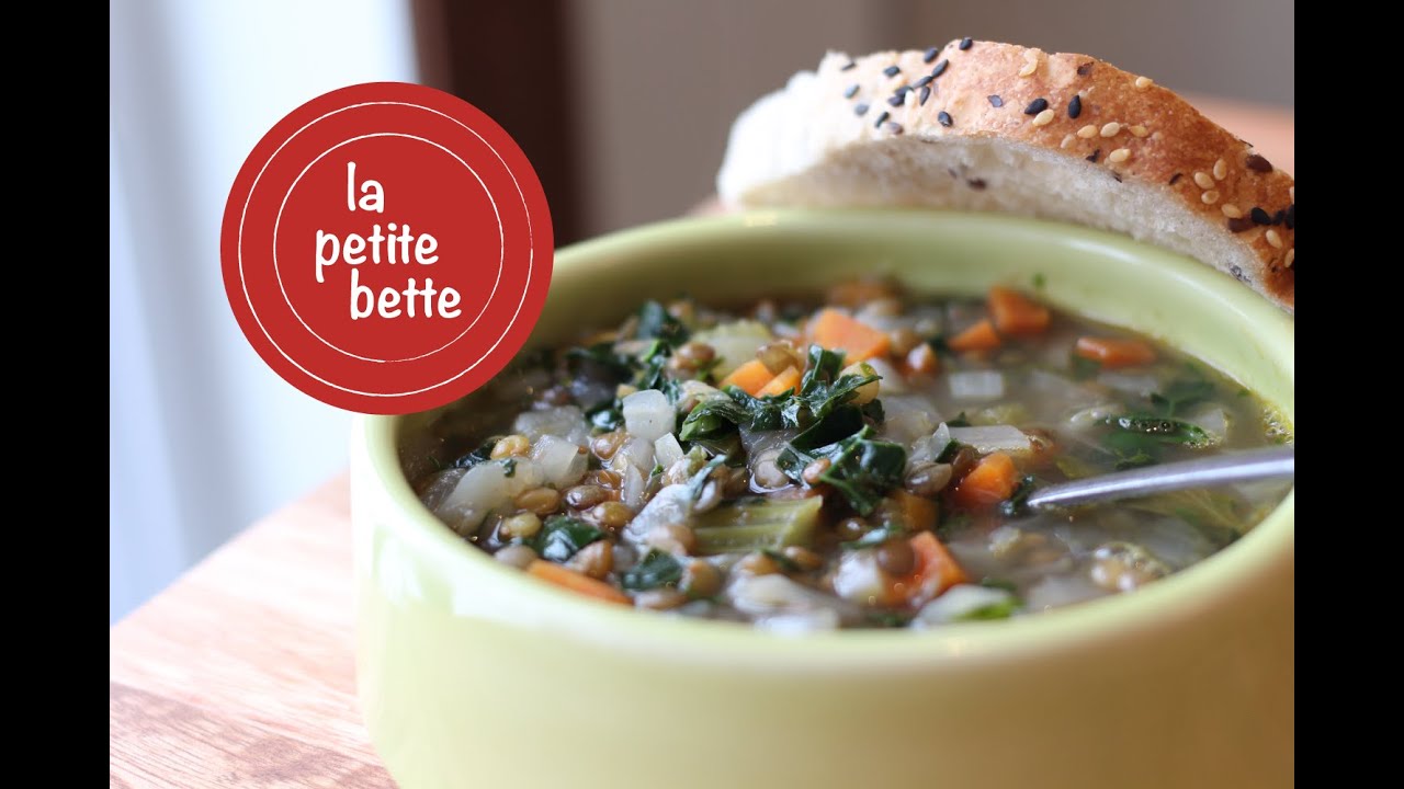 Soupe aux lentilles réconfortante