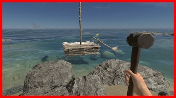 MAKING A RAFT IN STRANDED DEEP | PS4 GAME PLAY