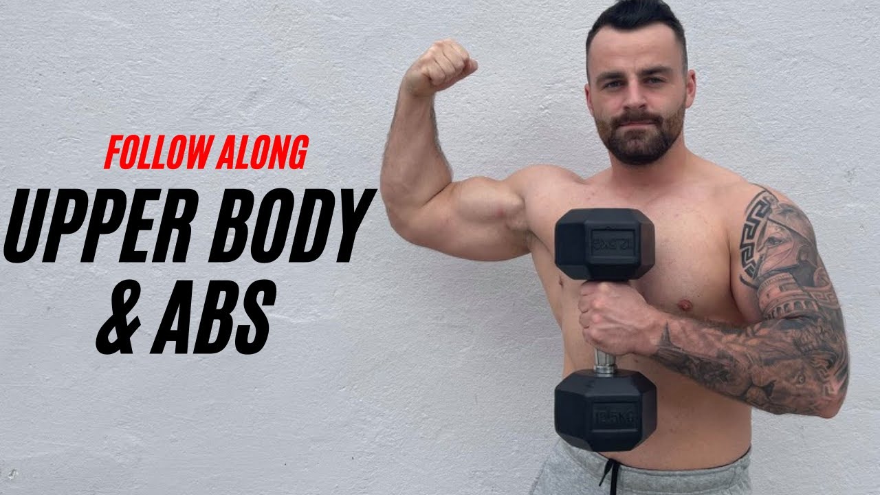 At Home Upper Body & Core Workout | 30- Minutes Follow Along - YouTube