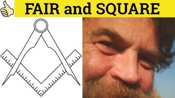 🔵 Fair and Square - Fairly and Squarely Meaning - Fair and Square Examples - English Idioms