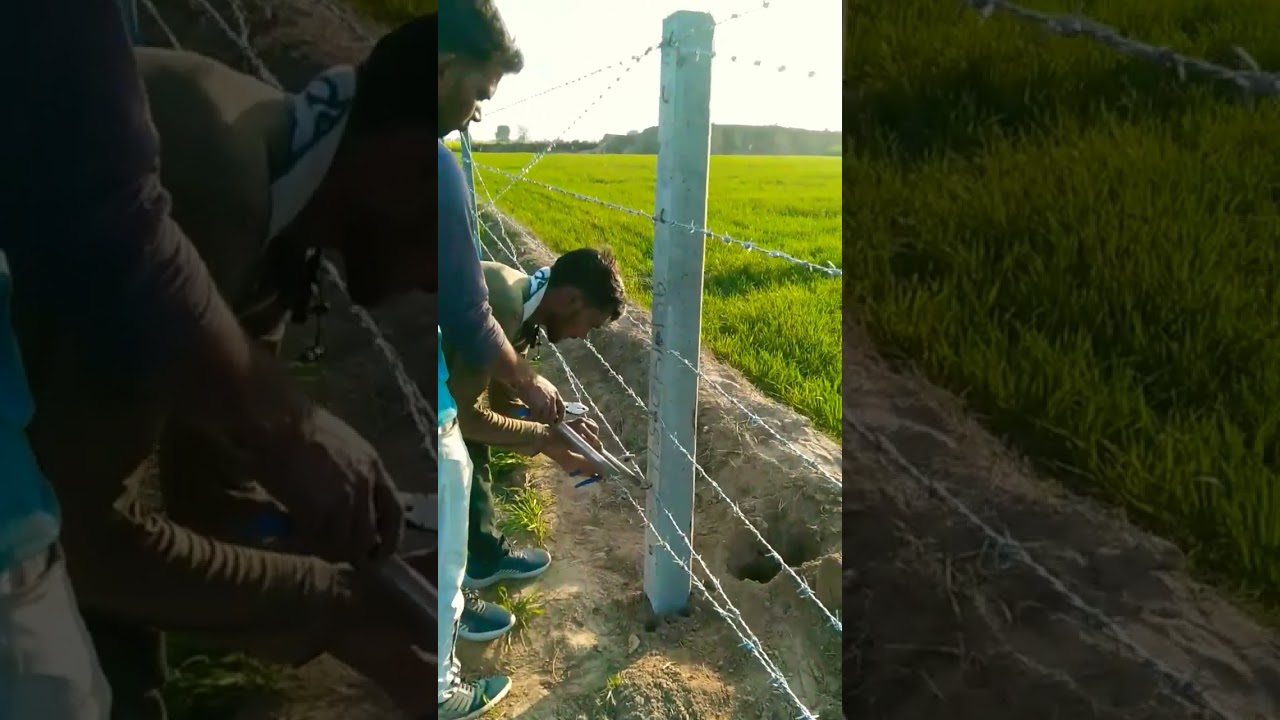 कांटा तार में क्रोसिंग लगाने का तरीका 