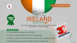 LIVE WEBINAR: Study in Ireland - School/Visa Application