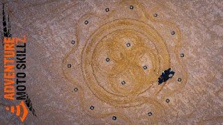 Circular Cone Slalom Motorcycle Agility Course - Crazy Circles