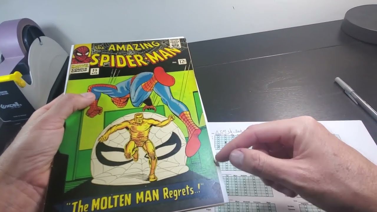 Grading Amazing Spider Man #35 | Demonstrating the Improve Collecting Grading Tool - YouTube