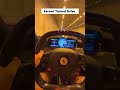 Ferrari tunnel drive: A dazzling light show #ferrari #luxury #viral