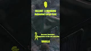 FO3 | MOD 💾FALLOUT 3 Animated Large Tent 🎪 #FO3 #MOD #Fallout3 #modding