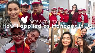 HOW I APPLIED AS A MANAGER IN JOLLIBEE CORP? 🌱for bshm students