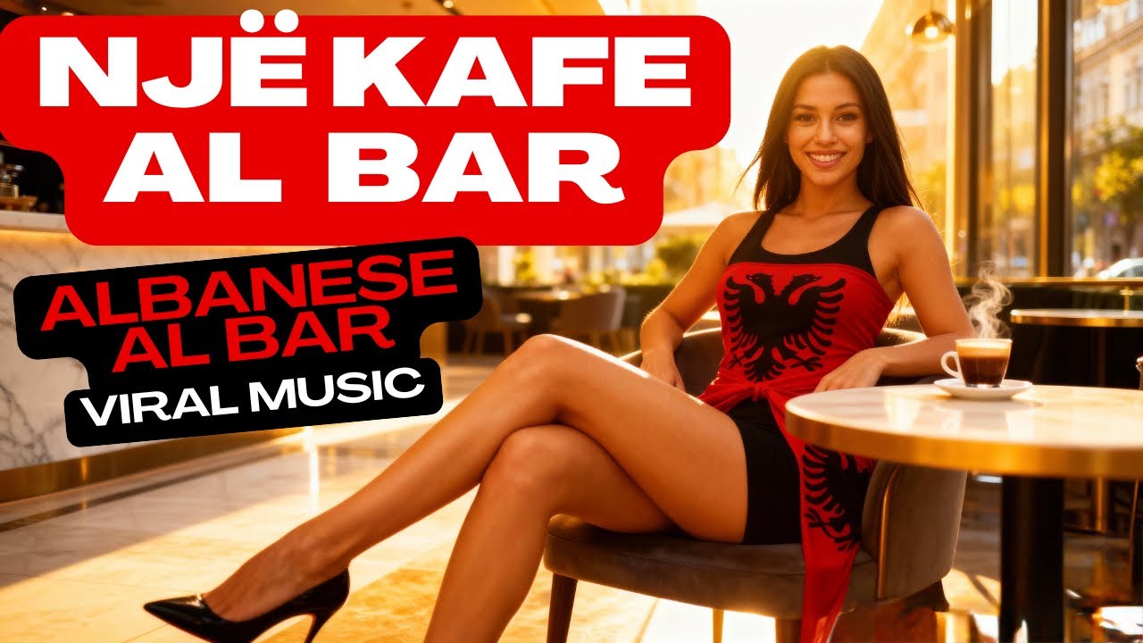 Një Kafe al Bar 🇦🇱 Albanese al Bar ☕  | Pop Rap Balkan Balkan Fire |Music Video #viral Music 