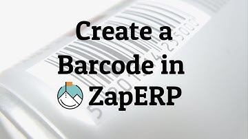 How to create a barcode for the multiple products in ZapERP?