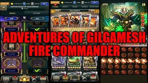 Legendary Game Of Heroes: Adventures Of Gilgamesh Event Gameplay/Team Testing (Fire Commander)